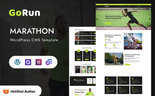 GoRun - Marathon Sport Event Multipurpose WordPress Elementor Theme theme free